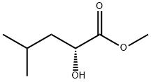 Methyl (2R)-2-hydroxy-4-methylpentanoate 化学構造式