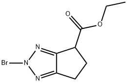 2-Bromo-5,6-dihydro-4H-cyclopentathiazole-4-carboxylic acid ethyl ester,1125409-89-3,结构式