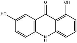 1,7-二羟基吖啶酮, 112649-95-3, 结构式