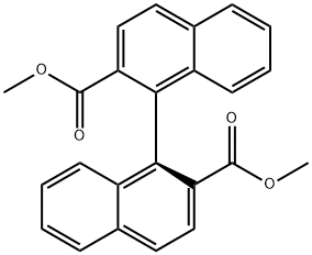 S-[1,1'-联萘]-2,2'-二羧酸2,2'-甲酯,113567-15-0,结构式