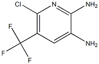 6-Chloro-5-(trifluoromethyl)pyridine-2,3-diamine,114087-45-5,结构式