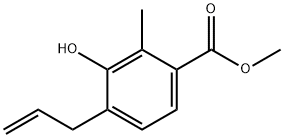 METHYL 4-ALLYL-3-HYDROXY-2-METHYLBENZOATE Struktur