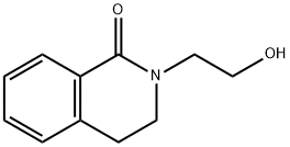 1(2H)-Isoquinolinone, 3,4-dihydro-2-(2-hydroxyethyl)- Structure