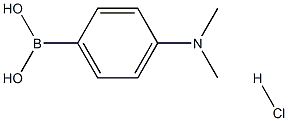 4-(Dimethylamino)phenylboronic acid hydrochloride 结构式