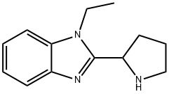 1-ethyl-2-pyrrolidin-2-yl-1H-benzimidazole dihydrochloride Struktur
