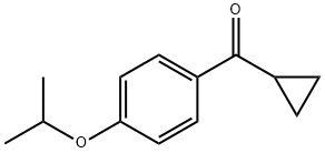 4-异丙氧基苯基环丙基甲酮 结构式