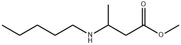 methyl 3-(pentylamino)butanoate Struktur