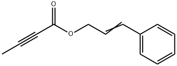 2-Butynoic acid, 3-phenyl-2-propen-1-yl ester Struktur