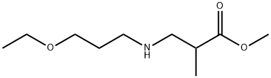 methyl 3-[(3-ethoxypropyl)amino]-2-methylpropanoate 结构式