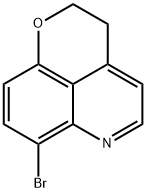 7-Bromo-2,3-dihydropyrano[4,3,2-de]quinoline Struktur