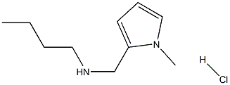 butyl[(1-methyl-1H-pyrrol-2-yl)methyl]amine hydrochloride, 1158522-81-6, 结构式