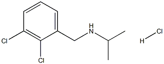 [(2,3-dichlorophenyl)methyl](propan-2-yl)amine hydrochloride Structure