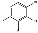 1-Bromo-2-chloro-3,4-difluorobenzene 化学構造式
