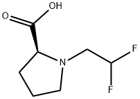 1-(2,2-Difluoroethyl)proline Structure