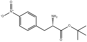 4-硝基-L-苯丙氨酸叔丁酯, 116366-32-6, 结构式