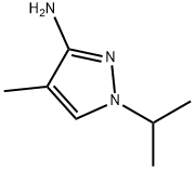 1-isopropyl-4-methyl-1H-pyrazol-3-amine Struktur
