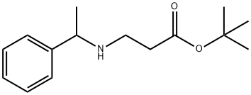 tert-butyl 3-[(1-phenylethyl)amino]propanoate Struktur