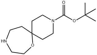 TERT-BUTYL 7-OXA-3,10-DIAZASPIRO[5.6]DODECANE-3-CARBOXYLATE 化学構造式