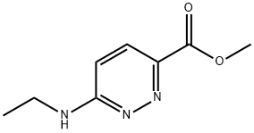 6-(乙基氨基)哒嗪-3-羧酸甲酯,1179655-77-6,结构式