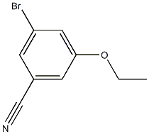 3-BROMO-5-ETHOXYBENZONITRILE Struktur