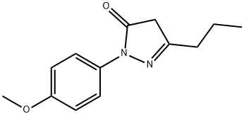 1-(4-methoxyphenyl)-3-propyl-1H-pyrazol-5(4H)-one Struktur