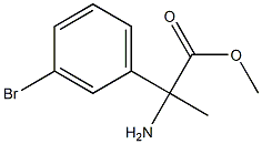 METHYL 2-AMINO-2-(3-BROMOPHENYL)PROPANOATE