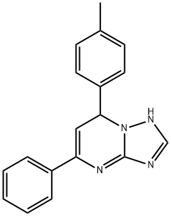 5-phenyl-7-(p-tolyl)-4,7-dihydro-[1,2,4]triazolo[1,5-a]pyrimidine Structure