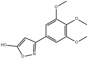 3-(3,4,5-trimethoxyphenyl)-1,2-oxazol-5-ol Struktur