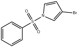 1-(Benzenesulfonyl)-3-bromo-1H-pyrrole Struktur