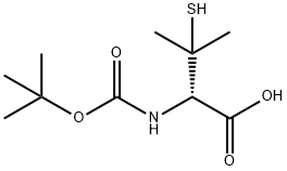 Boc-D-Penicillamine, 119222-62-7, 结构式