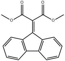 dimethyl fluoren-9-ylidene malonate Structure