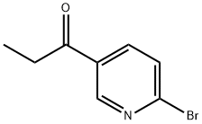 1-(6-BROMOPYRIDIN-3-YL)PROPAN-1-ONE Struktur