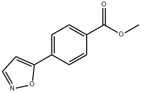 methyl 4-(isoxazol-5-yl)benzoate Struktur