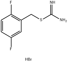 {[(2,5-difluorophenyl)methyl]sulfanyl}methanimidamide hydrobromide,1197237-07-2,结构式
