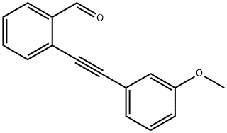 2-(3-Methoxy-phenylethynyl)-benzaldehyde Structure