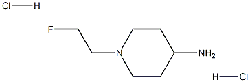 1-(2-Fluoroethyl)piperidin-4-amine dihydrochloride Struktur