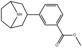 3-((1R,5S)-8-氮杂双环[3.2.1]辛烷-3-基)苯甲酸甲酯 结构式
