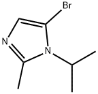 5-bromo-2-methyl-1-(1-methylethyl)- 1H-imidazole Structure