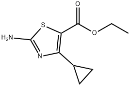 ethyl2-amino-4-cyclopropylthiazole-5-carboxylate Struktur