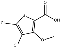 4,5-Dichloro-3-methoxy-thiophene-2-carboxylic acid Struktur