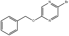 2-(Benzyloxy)-5-bromopyrazine Struktur