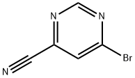 6-bromopyrimidine-4-carbonitrile Structure