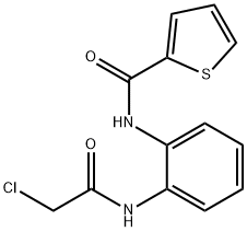 Thiophene-2-carboxylic acid [2-(2-chloro-acetylamino)-phenyl]-amide Structure