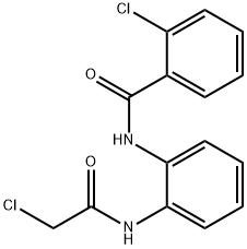 2-Chloro-N-[2-(2-chloro-acetylamino)-phenyl]-benzamide,1210824-53-5,结构式