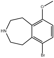 6-bromo-9-methoxy-2,3,4,5-tetrahydro-1H-benzo[d]azepine|6-BROMO-9-METHOXY-2,3,4,5-TETRAHYDRO-1H-BENZO[D]AZEPINE