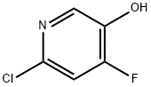 6-CHLORO-4-FLUOROPYRIDIN-3-OL 化学構造式