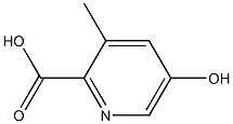5-Hydroxy-3-methylpicolinic acid Struktur