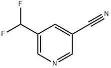 5-Difluoromethyl-nicotinonitrile Struktur