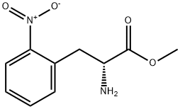 2-nitro-D-Phenylalanine methyl ester 化学構造式