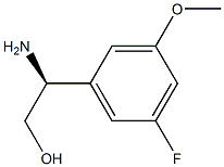 (2S)-2-AMINO-2-(5-FLUORO-3-METHOXYPHENYL)ETHAN-1-OL Structure